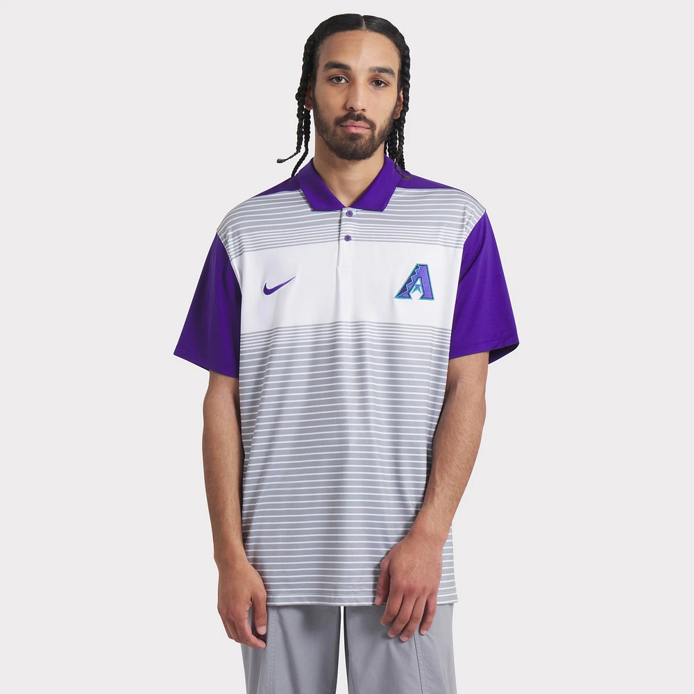 Men's Nike  White Arizona Diamondbacks 2025 City Connect Fashion Legacy Icon Vapor Performance Polo