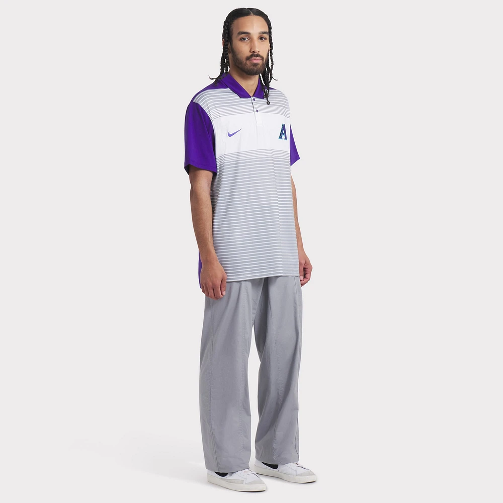 Men's Nike  White Arizona Diamondbacks 2025 City Connect Fashion Legacy Icon Vapor Performance Polo