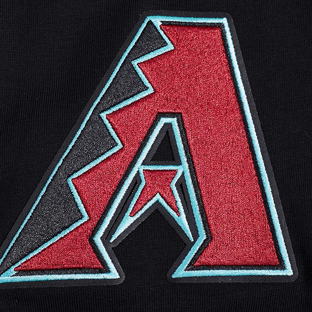 Men's Pro Standard Black Arizona Diamondbacks Turn It Up Dropped Shoulder T-Shirt