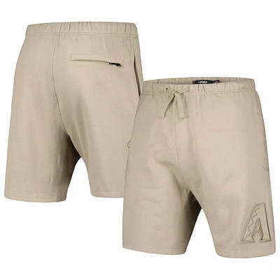 Men's Pro Standard Khaki Arizona Diamondbacks Neutral Fleece Shorts