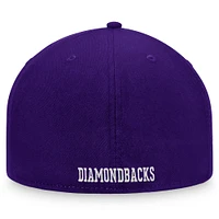 Casquette ajustée violette pour homme de la collection Cooperstown des Diamondbacks l'Arizona