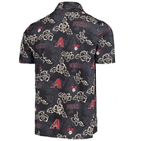 Polo Performance Reyn Spooner Arizona Diamondbacks pour homme Noir