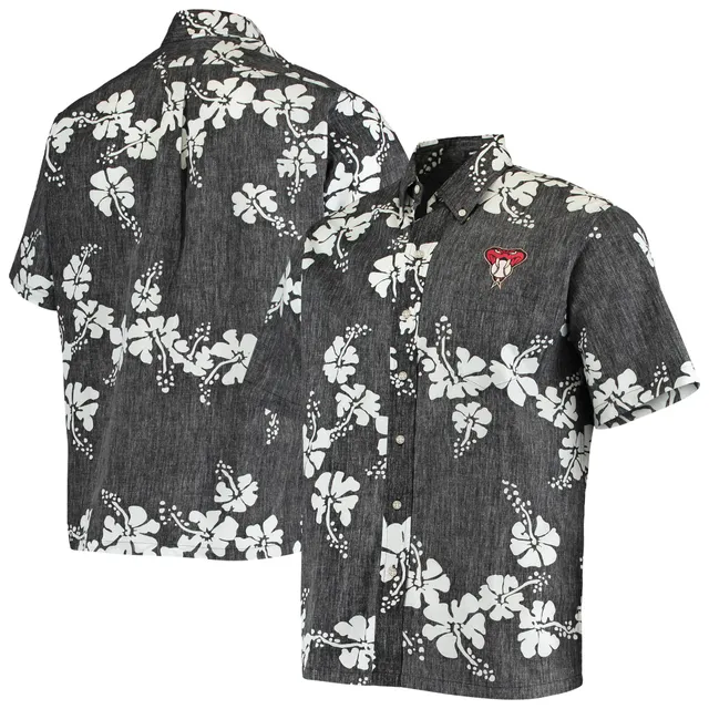 Cleveland Indians Reyn Spooner 50th State Button-Down Shirt - Heathered Navy