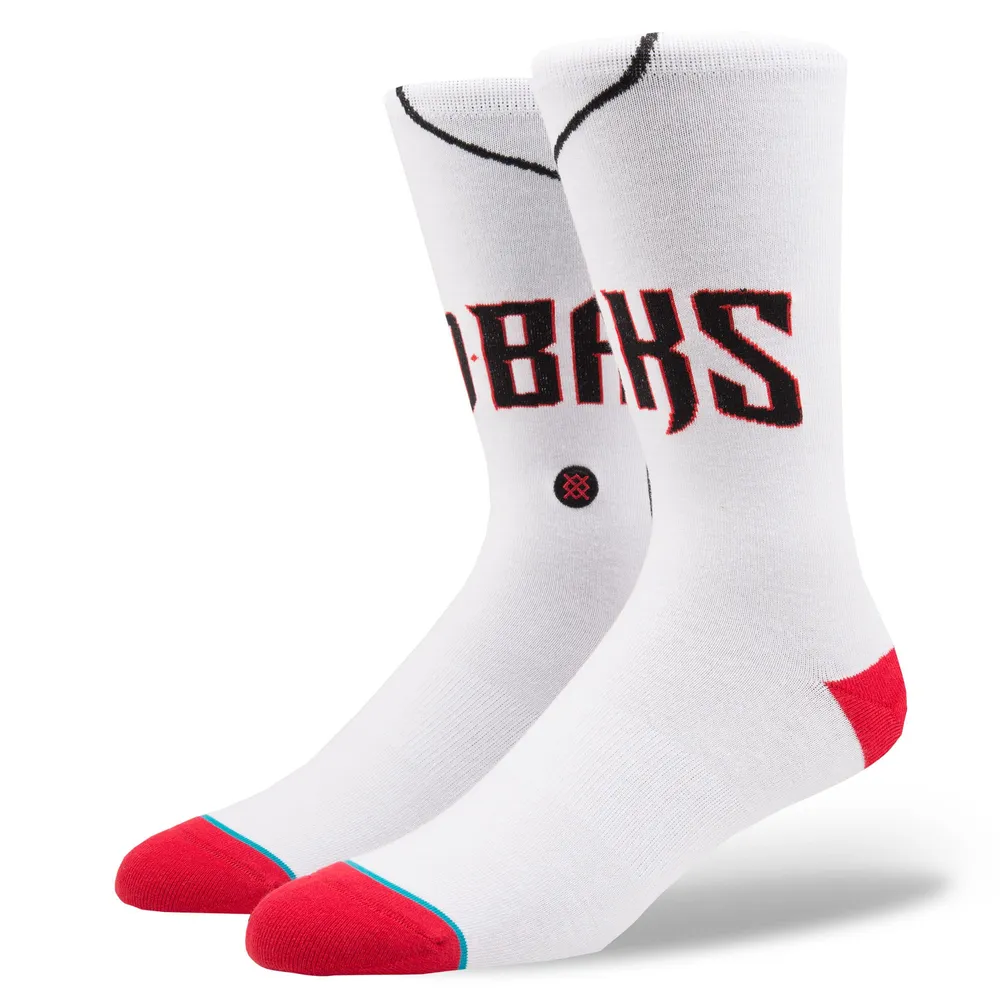 Lids Arizona Diamondbacks Stance Home Jersey Crew Socks