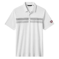 Polo tri-blend Top Recruit blanc des Diamondbacks de l'Arizona pour homme TravisMathew