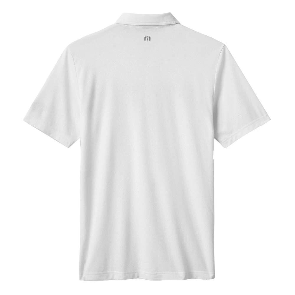 Polo tri-blend Top Recruit blanc des Diamondbacks de l'Arizona pour homme TravisMathew