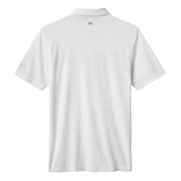 Polo tri-blend Top Recruit blanc des Diamondbacks de l'Arizona pour homme TravisMathew