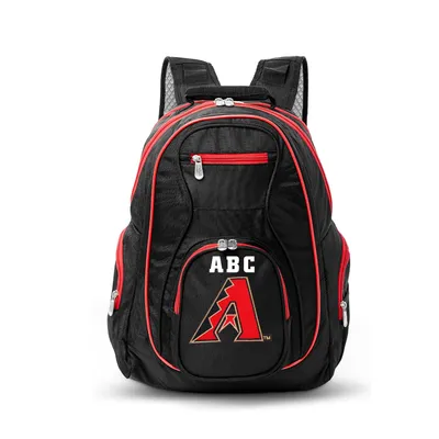 Arizona Diamondbacks MOJO Personalized Premium Color Trim Backpack - Black