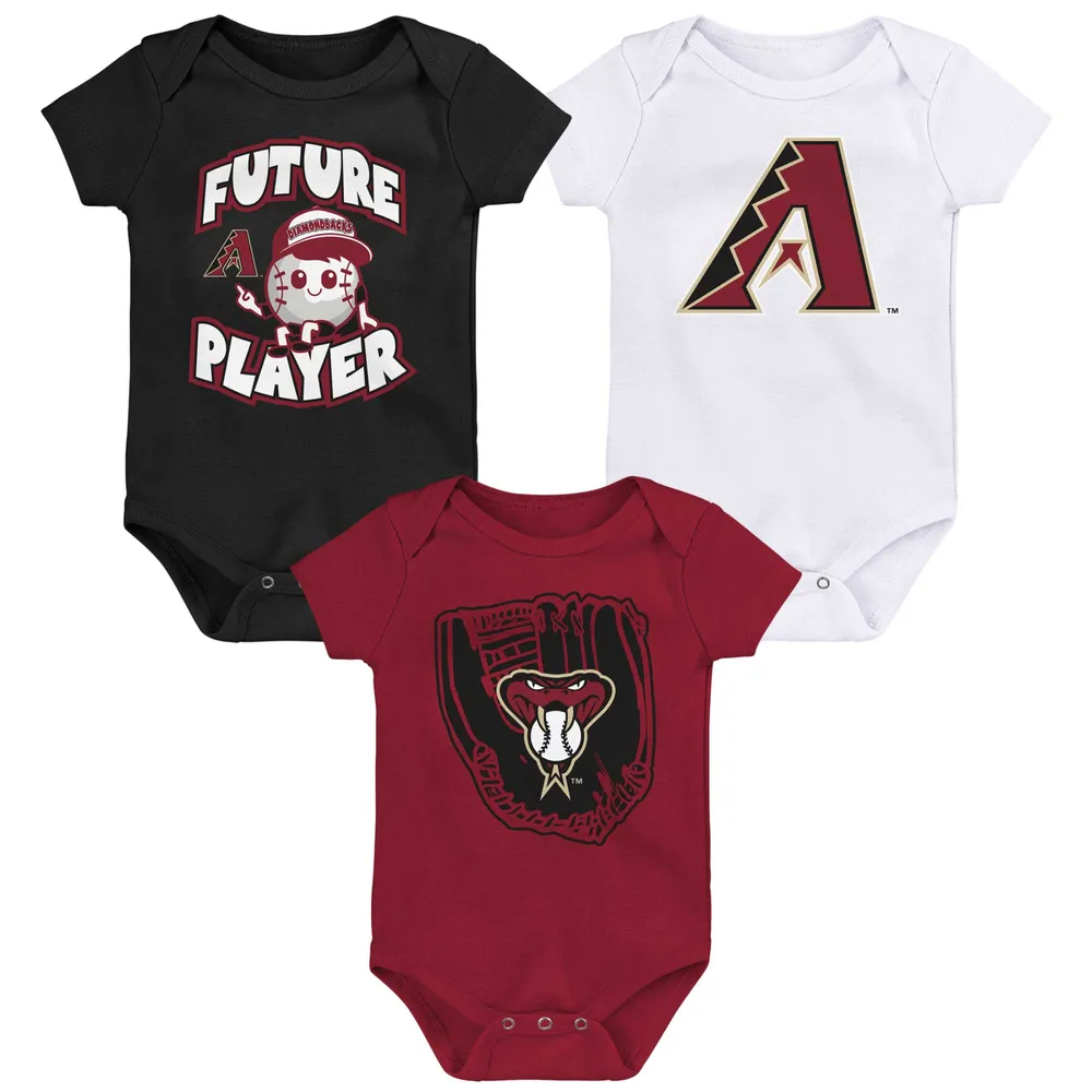 Newborn Red/Heather Gray Atlanta Braves Little Slugger Two-Pack Bodysuit Set