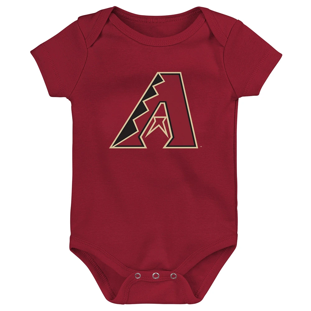 Body rouge avec logo de l'équipe principale des Diamondbacks l'Arizona pour nouveau-nés et nourrissons