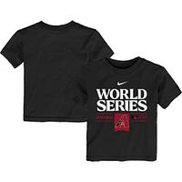 T-shirt Nike noir Arizona Diamondbacks 2023 World Series pour tout-petit