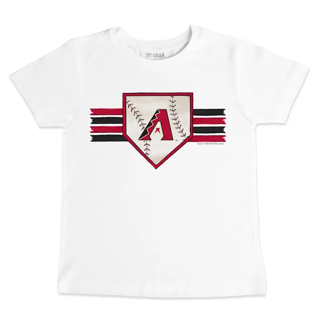 Women's Tiny Turnip White Arizona Diamondbacks Bubbles T-Shirt