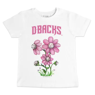 Lids Atlanta Braves Tiny Turnip Women's Blooming Baseballs T-Shirt - White