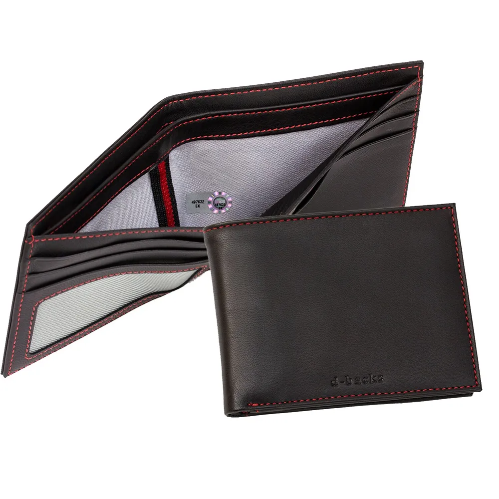 Men's Atlanta Braves Tokens & Icons Black Game-Used Baseball Wallet