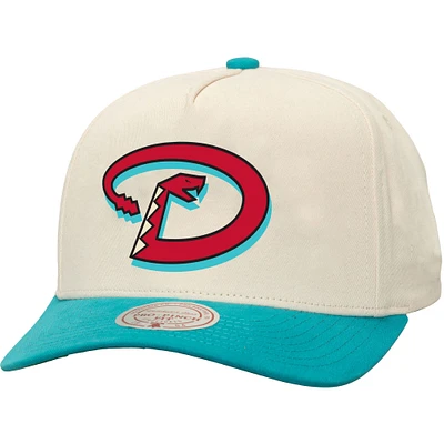 Unisex Mitchell & Ness  Cream Arizona Diamondbacks Basic Pro Adjustable Hat