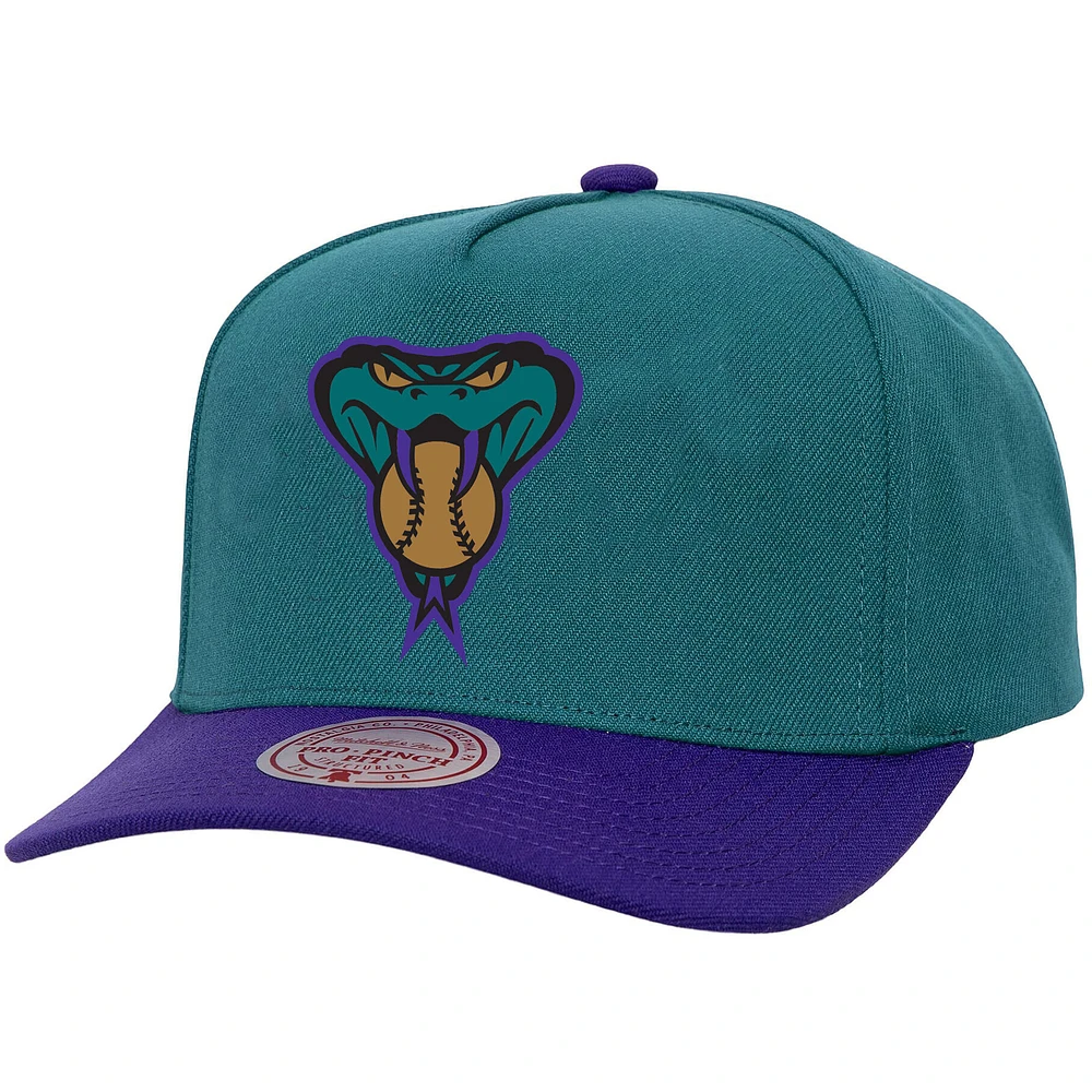 Unisex Mitchell & Ness  Teal Arizona Diamondbacks Basic Coop Pro Adjustable Hat