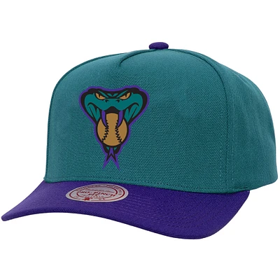 Unisex Mitchell & Ness  Teal Arizona Diamondbacks Basic Coop Pro Adjustable Hat