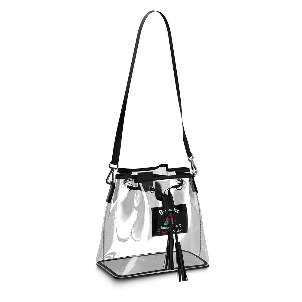 WEAR by Erin Andrews Arizona Diamondbacks Clear Stadium Bucket Purse