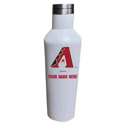 Arizona Diamondbacks 17oz. Personalized Infinity Stainless Steel Water Bottle - White