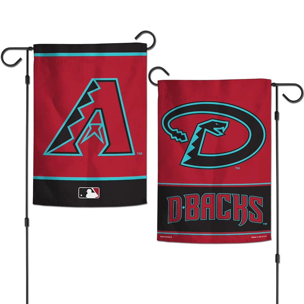 WinCraft Drapeau de jardin double face Arizona Diamondbacks 12 po x 18 po