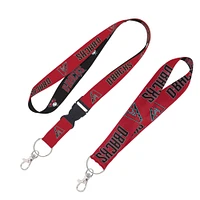 WinCraft Arizona Diamondbacks Lot de 2 cordons avec boucle amovible et sangle pour clés