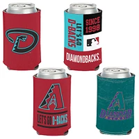 WinCraft Arizona Diamondbacks 4-Pack 12oz. Can Cooler Set