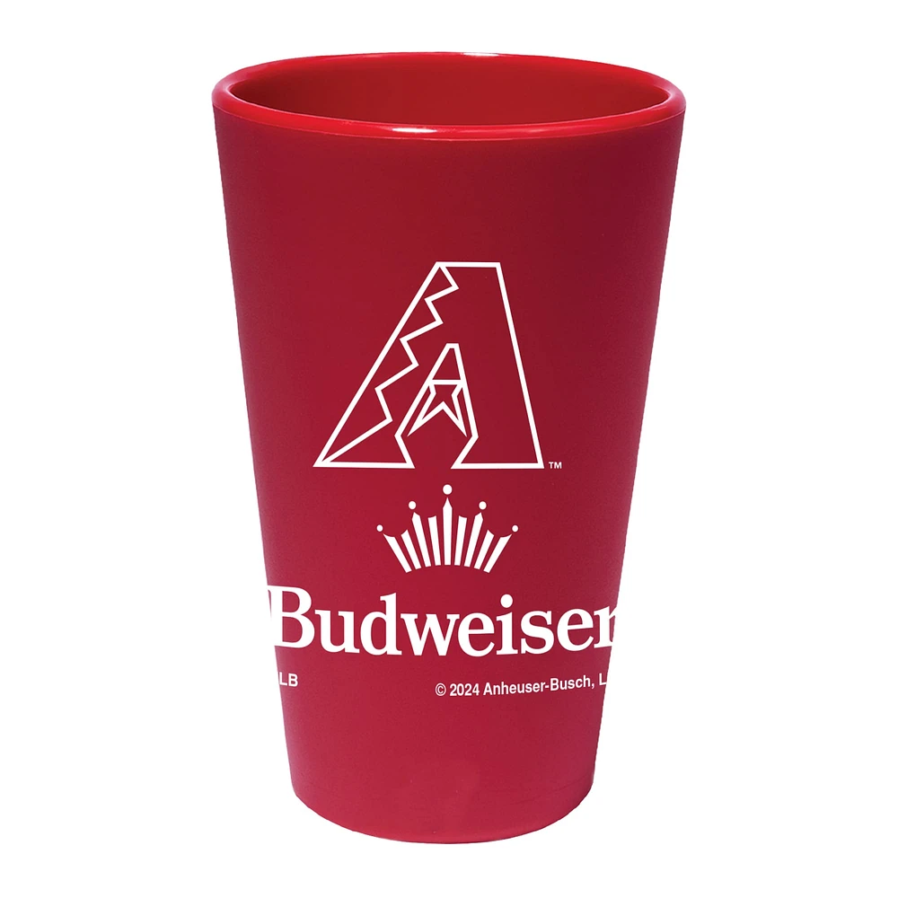 V110681 Verre à pinte en silicone Dbacks 16oz - MLB x Budweiser CUPGLA 1703724 #1