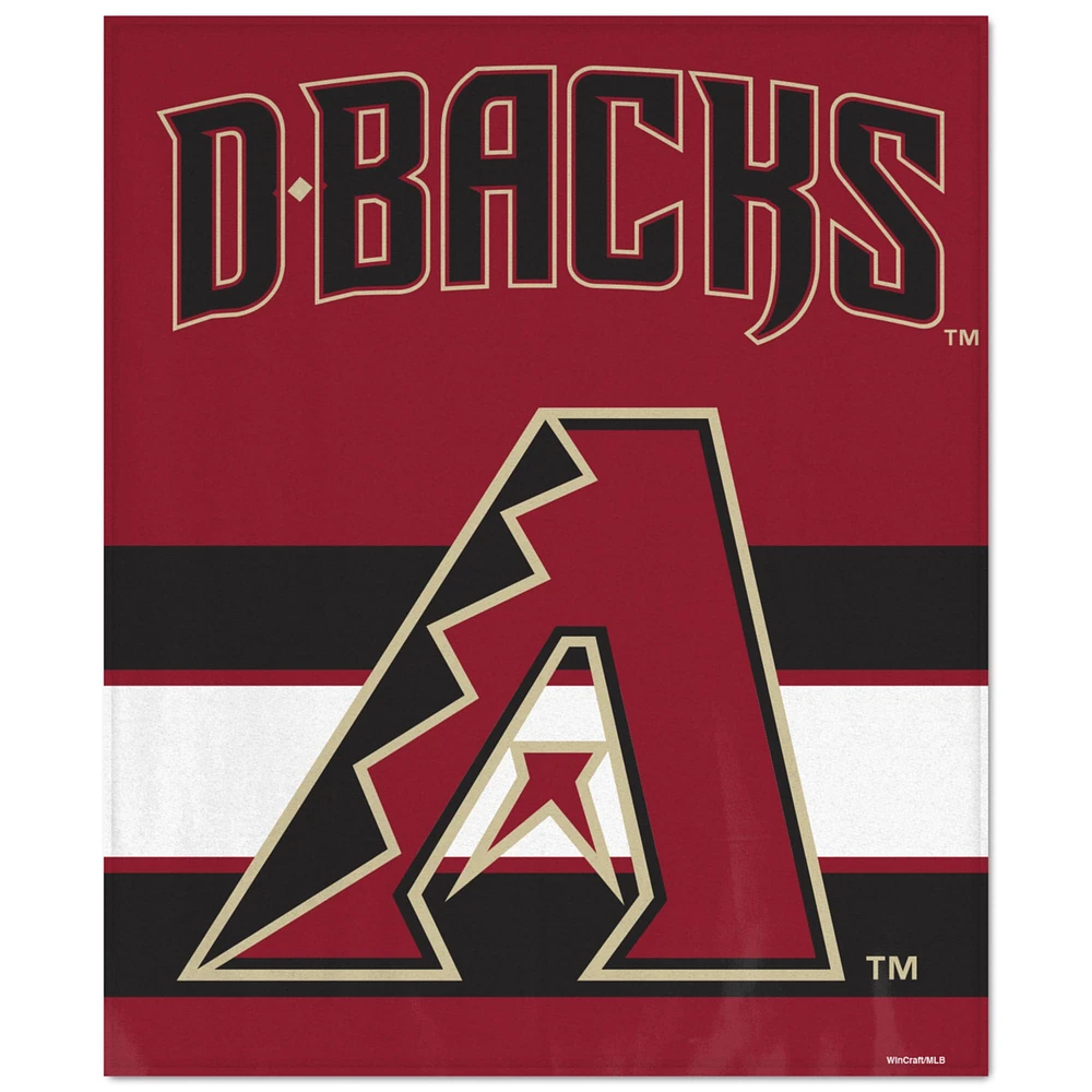 Couvre-lit WinCraft Arizona Diamondbacks Ultra Plush 127 x 152,4 cm