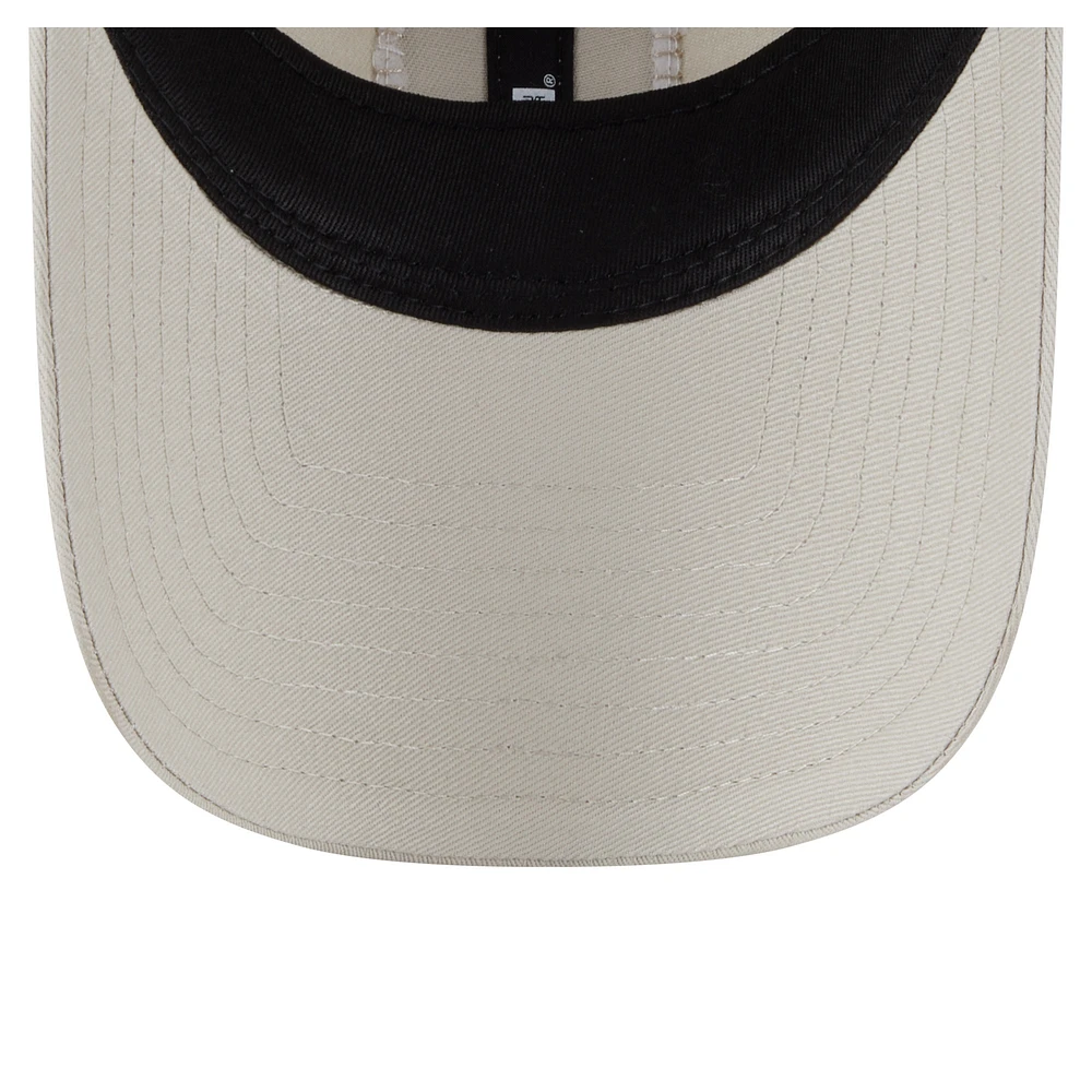 Women's New Era  Light Beige Arizona Diamondbacks Square Stitch 9TWENTY Adjustable Hat