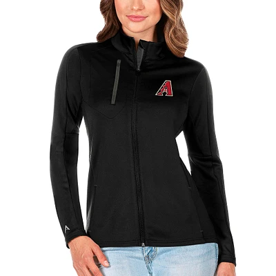 Veste zippée intégrale Antigua pour femme Arizona Diamondbacks Generation noire/anthracite