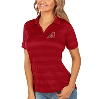 Women's Antigua Red Arizona Diamondbacks Compass Polo