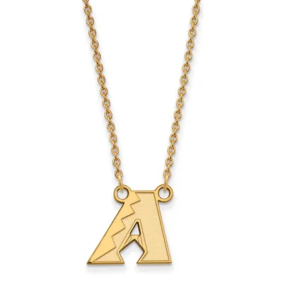 Arizona Diamondbacks Women's 18'' 10k Yellow Gold Small Pendant Necklace