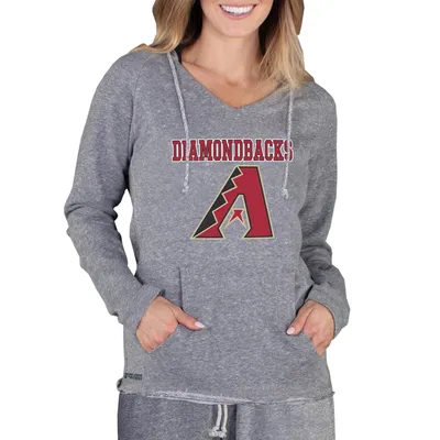 Arizona Diamondbacks Concepts Sport Women's Mainstream Terry Long Sleeve Hoodie Top - Gray