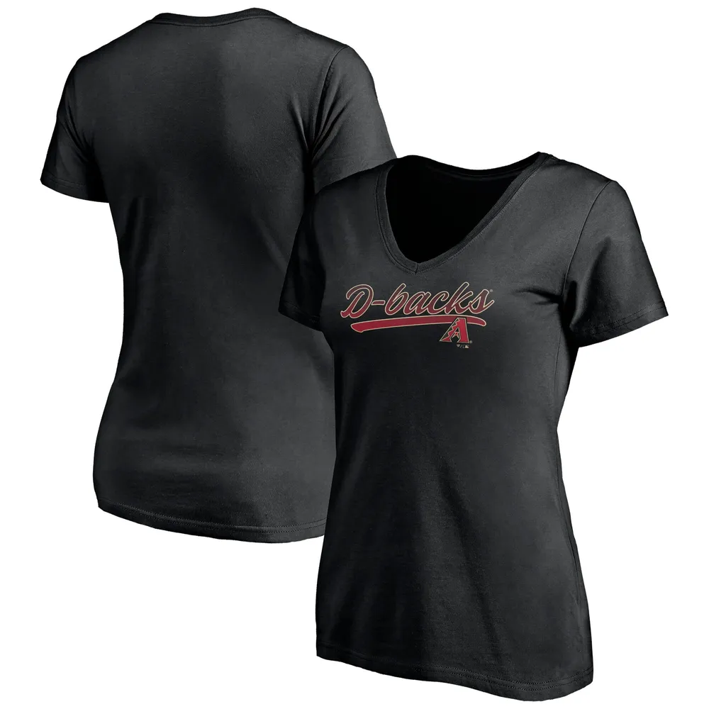 Women's Fanatics Branded White Atlanta Braves City Pride V-Neck T-Shirt Size: Large