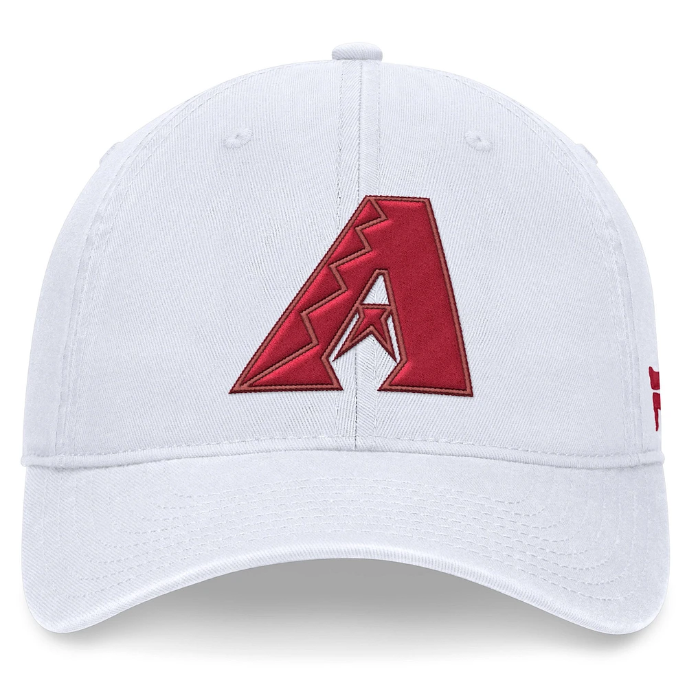 Women's Fanatics White Arizona Diamondbacks Tonal Adjustable Hat