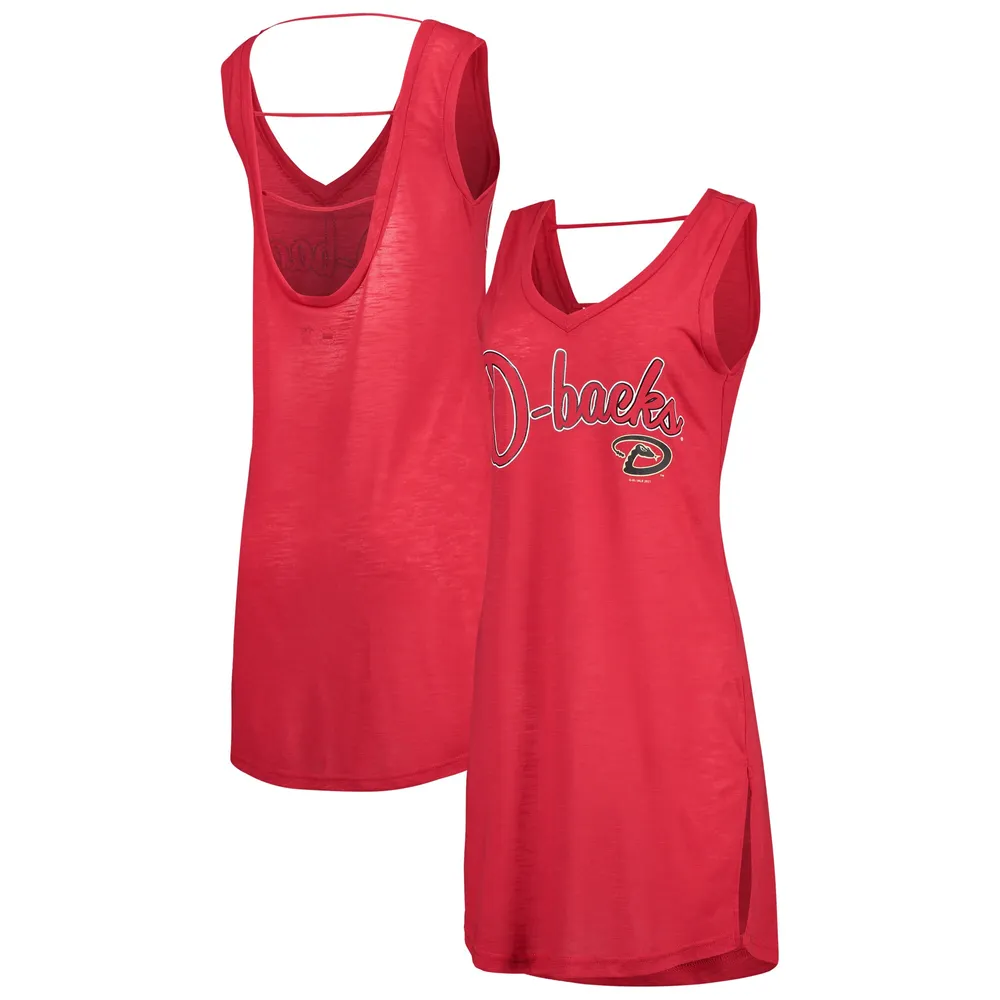 Women's G-III 4Her by Carl Banks Navy Boston Red Sox Beach Cover-Up Dress