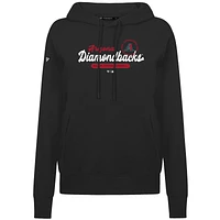 Women's Levelwear Black Arizona Diamondbacks Accolade Adorn Monument Pullover Hoodie