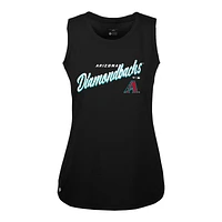 Débardeur noir Levelwear pour femme, Accolade Macy Prospect, Diamondbacks de l'Arizona