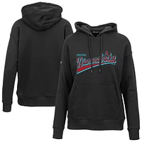 Women's Levelwear  Black Arizona Diamondbacks Adorn Retro Team 2.0 Pullover Hoodie