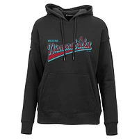 Women's Levelwear  Black Arizona Diamondbacks Adorn Retro Team 2.0 Pullover Hoodie