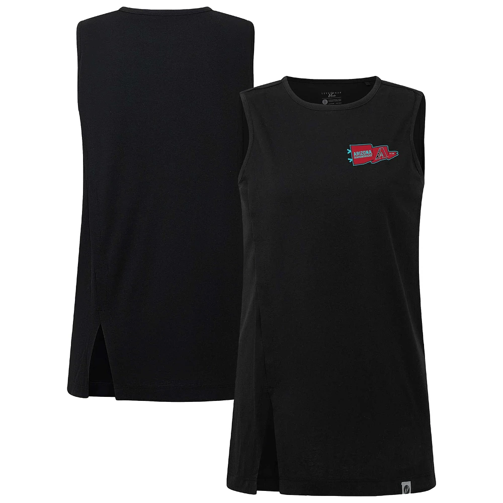 Women's Levelwear  Black Arizona Diamondbacks Influx Rafters Tank Top
