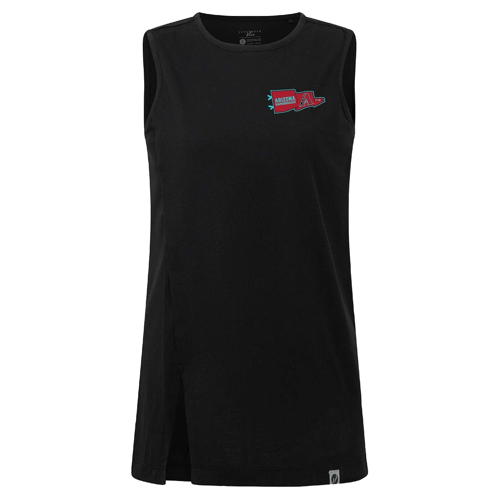 Women's Levelwear  Black Arizona Diamondbacks Influx Rafters Tank Top