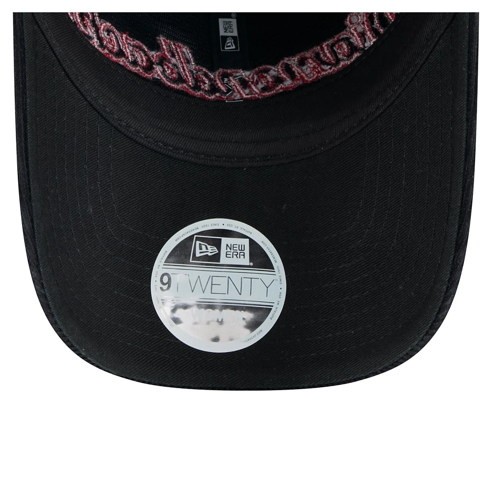Women's New Era Black Arizona Diamondbacks Corduroy 9TWENTY Adjustable Hat