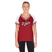 Women's New Era Red Arizona Diamondbacks Gameday Raglan V-Neck T-Shirt