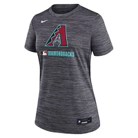 Women's Nike  Black Arizona Diamondbacks Authentic Collection Velocity Performance T-Shirt