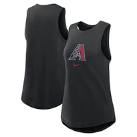 Women's Nike Black Arizona Diamondbacks Legacy Icon High Neck Performance Tank Top
