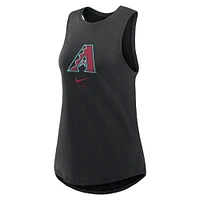 Women's Nike Black Arizona Diamondbacks Legacy Icon High Neck Performance Tank Top