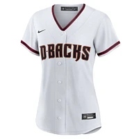 Maillot de joueur réplique à domicile Nike Corbin Carroll pour femme des Diamondbacks l'Arizona blanc