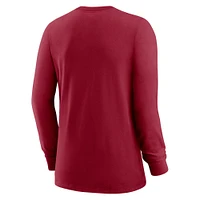 Women's Nike Red Arizona Diamondbacks Authentic Collection Legend Performance Long Sleeve T-Shirt