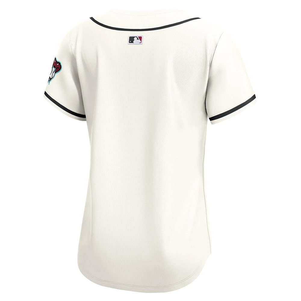 Maillot Nike Arizona Diamondbacks Domicile Limited Blanc pour Femme